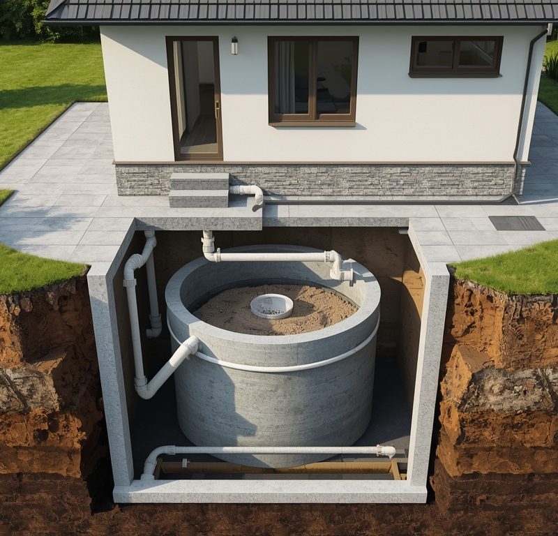 Szczegółowy poradnik poświęcony wyboru, prawidłowego posadowienia oraz długoterminowego użytkowania szamba betonowego